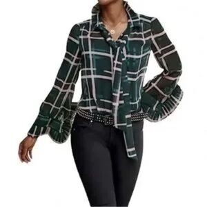 Cabi cake ruffle blouse